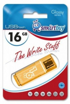Flash-пам'ять Smartbuy Glossy series Orange 16Gb USB 2.0