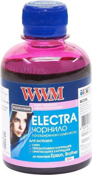 Чорнила WWM EU/LM Epson Electra (Light Magenta) 200ml
