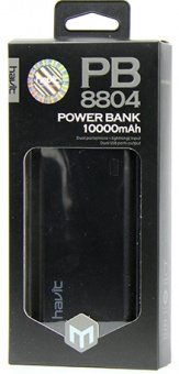 УМБ Havit Power Bank 10000 mAh Black-Yellow