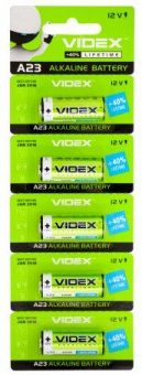 Батарейка Videx A23 (5шт/уп) 12 V alkaline