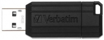 Flash-пам'ять Verbatim PinStripe 64Gb USB 2.0 Black