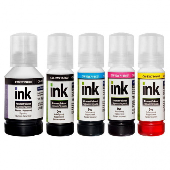 Комплект чорнил ColorWay Epson L7160/L7180 (BP/B/С/M/Y) 140мл + 4х70мл