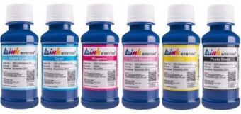Комплект чернил Inksystem для Epson XP (BK/C/LC/M/LM/Y)  6x100ml