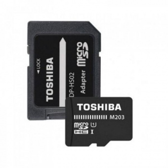 Карта пам'яті Toshiba microSDHC 16GB Class 10 UHS-I + adapter
