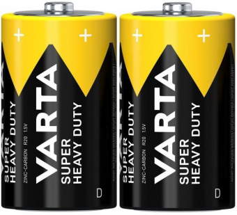 Батарейка солевая VARTA R20 D (10шт/уп)