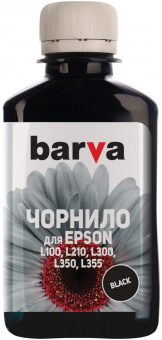 Чернила Barva Epson L100/L200/L210/L350/L355 (Black) 180ml (L100-399)