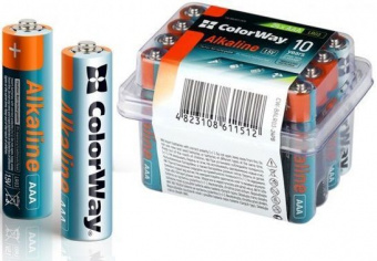 Батарейка щелочная ColorWay Alkaline LR03 (24шт/уп) ААА