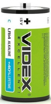Батарейка Videx LR14 (2шт/уп) С