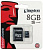 Фото Карта памяти Kingston microSDHC 8GB Class 4 + SD adapter купить в MAK.trade