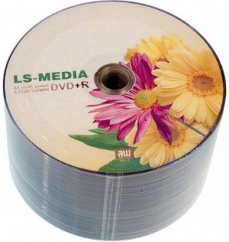 DVD+R LS-Media 4,7Gb (bulk 50) 16x герберы