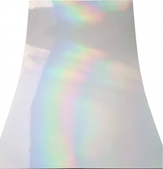 Самоклеюча плівка Galaxy А4 (20л) 80мкм, Струменева, Holographic RAINBOW прозора