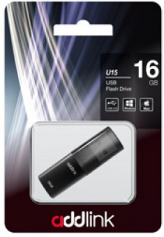 Flash-память AddLink U15 16Gb USB 2.0 Grey