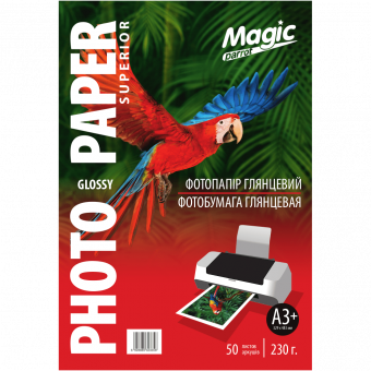 Magic A3+ (50л) 230г/м2 глянцевая фотобумага (329*483мм)