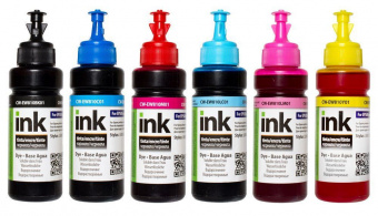 Комплект чернил ColorWay CW-EW810 Epson L800/ L805/ L810/ L850 (BK/C/LC/M/LM/Y) 6x100ml