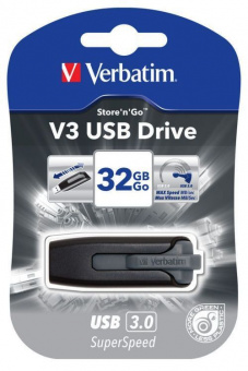 Flash-память Verbatim SuperSpeed V3 32Gb USB 3.0 Grey