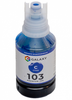 Чернила GALAXY 103 EcoTank для Epson L-series (Cyan) 140ml
