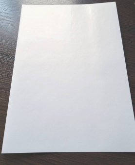 Самоклеющаяся пленка Galaxy А4 (20л) 75мкм, PP Струйная печать, Белая глянцевая (перламутр)