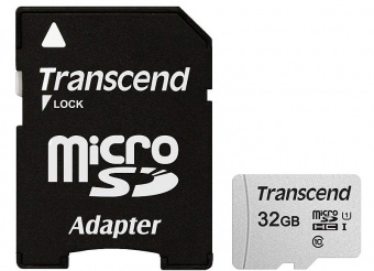 Карта памяти Trancend microSDHC 32GB Class 10 UHS-I Premium 400x + SD adapter