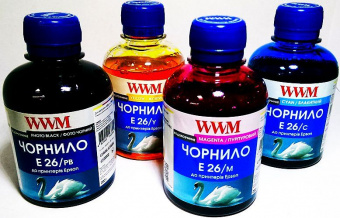 Комплект чорнил WWM E26 Epson XP103/XP303/XP313/XP320/XP406 (B/C/M/Y) 4x200ml