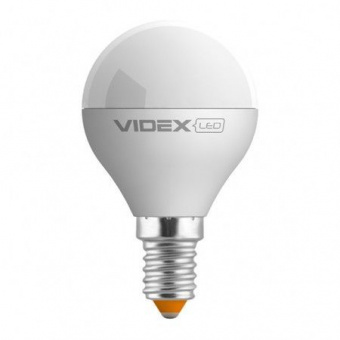 Светодиодная LED лампа Videx E14 7W 3000K, G45e (теплый)
