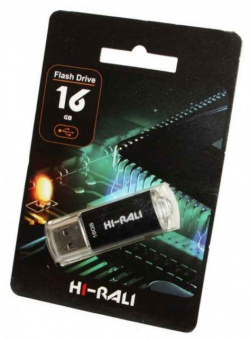 Flash-пам'ять Hi-Rali Rocket series Black 16Gb USB 2.0