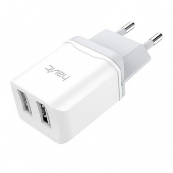Сетевое зарядное устройство HAVIT HV-H140 Dual usb charger  2.4 A
