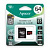 Фото Карта памяти APACER microSDHC 64GB Class 10 UHS-I + SD adapter купить в MAK.trade