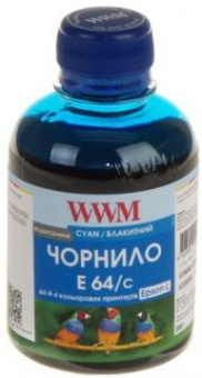 Чорнило WWM E64/C Epson Stylus L100/L110/L200/L210/L350 (Cyan) 200ml