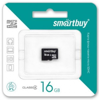 Карта пам'яті Smartbuy microSDHC 16GB Class 10