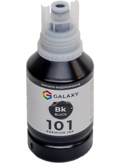 Чорнила GALAXY 101 EcoTank для Epson L-series (Black Pigment) 140ml