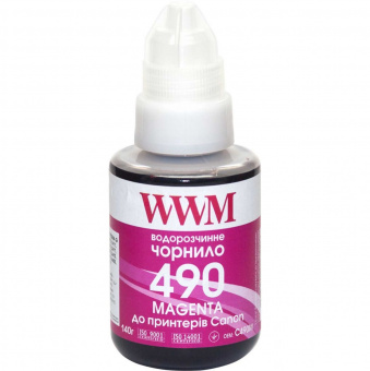 Чернила WWM C490M Canon G1410/G2410/G3410/G4410 (Magenta) 140ml