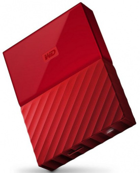 Внешний жесткий диск Western Digital My Passport 2Tb USB3.0 Red