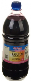 Чернила WWM E80/LM Epson L800/L810/L850/L1800 (Light Magenta) 1000г Светостойкие