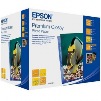 Epson 13x18 (500л) 255г/м2 Premium Суперглянец фотобумага