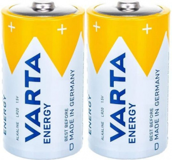 Батарейка VARTA ENERGY Alkaline LR20 D (2шт/уп) 