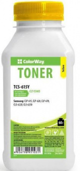Тонер ColorWay (TCS-615Y) Yellow 75g для Samsung CLP-615