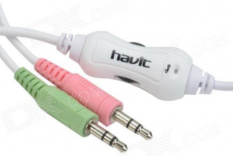 Наушники Havit HV-ST043 White с микрофоном