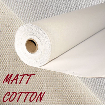 Фотобумага рулонная PAPIR (Magic) 340г/м2, 914мм х 18м, Холст Матовый натуральный хлопок