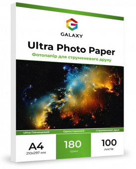 Galaxy A4 (100л) 180г/м2 Ultra Глянець фотопапір