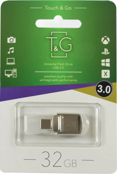 Flash-пам'ять T&G Metal series 104 Type-C - USB3.1 32GB