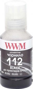 Чорнила WWM Epson 112 (Black) 140ml Пігментні
