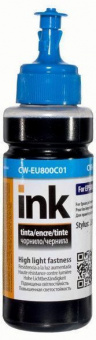 Чернила ColorWay Epson L800/L810/L850/L1800 (Cyan) светостойкие 100ml CW-EU800C