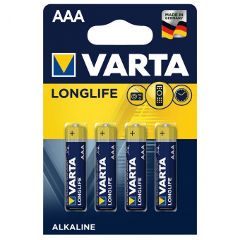 Батарейка VARTA LONGLIFE Alkaline LR03 (20шт/уп) ААА