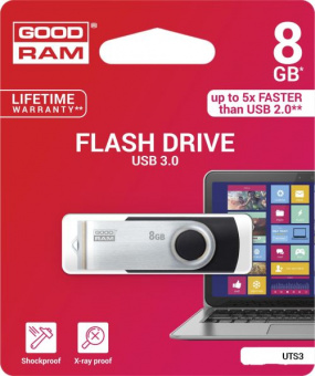 Flash-пам'ять GOODRAM UTS3 TWISTER 8Gb USB 3.0