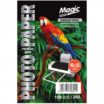 Magic 10x15 (100л) 260г/м2 Сатин фотобумага