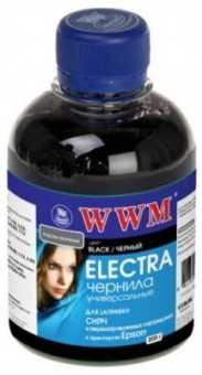 Чорнило WWM EU/B Epson Electra (Black) 200ml
