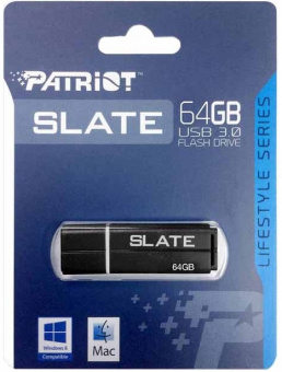 флеш-драйв Patriot Lifestyle Slate 64GB USB 3.1 Black