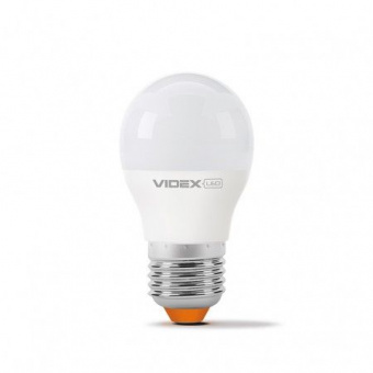 Светодиодная LED лампа Videx E27 7W 4100K, G45e (нейтральный)