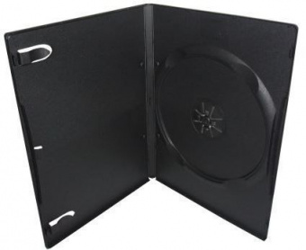 DVD box black 7mm глянец (10шт/уп)