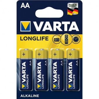 Батарейка VARTA LONGLIFE Alkaline LR06 (20шт/уп) АА